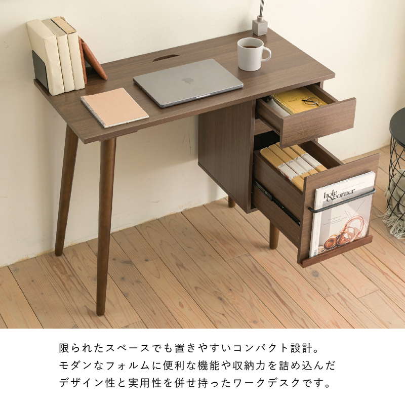 木製 パソコンデスク ワークデスク [幅90cm 奥行45cm] 楽天市場】ワークデスク 幅90cm 棚付 木製 メラミン スチール