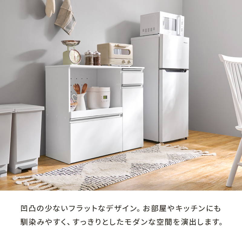キッチンラック レンジ台 収納棚 キッチンカウ...の詳細画像2