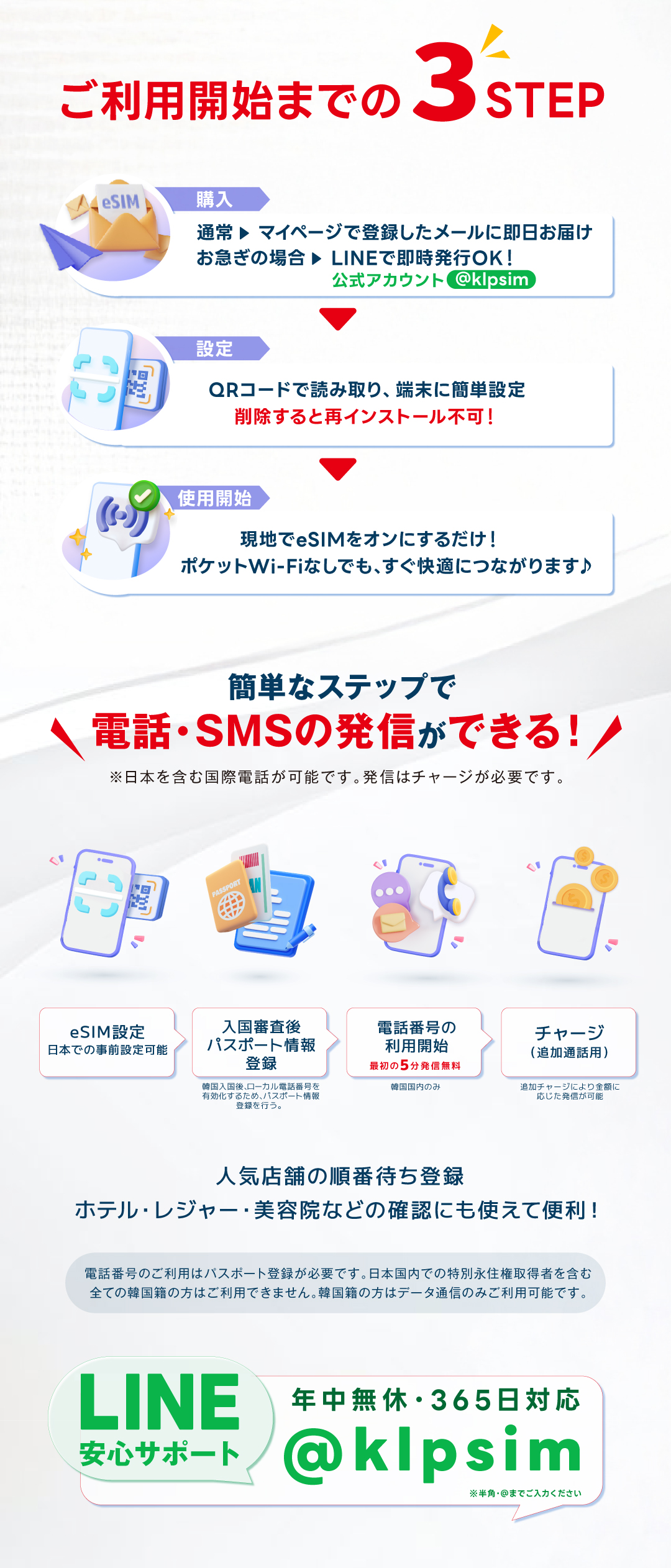 韓国シム sim 韓国