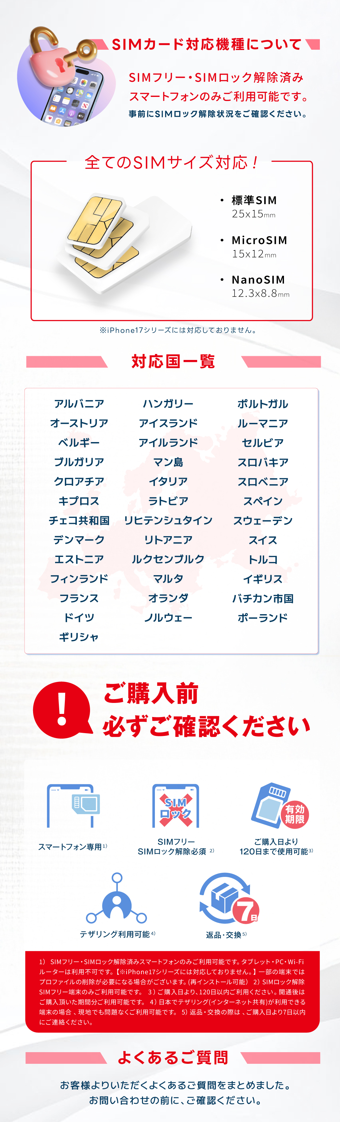ノルウェーシム ハンガリーシム マルタシム