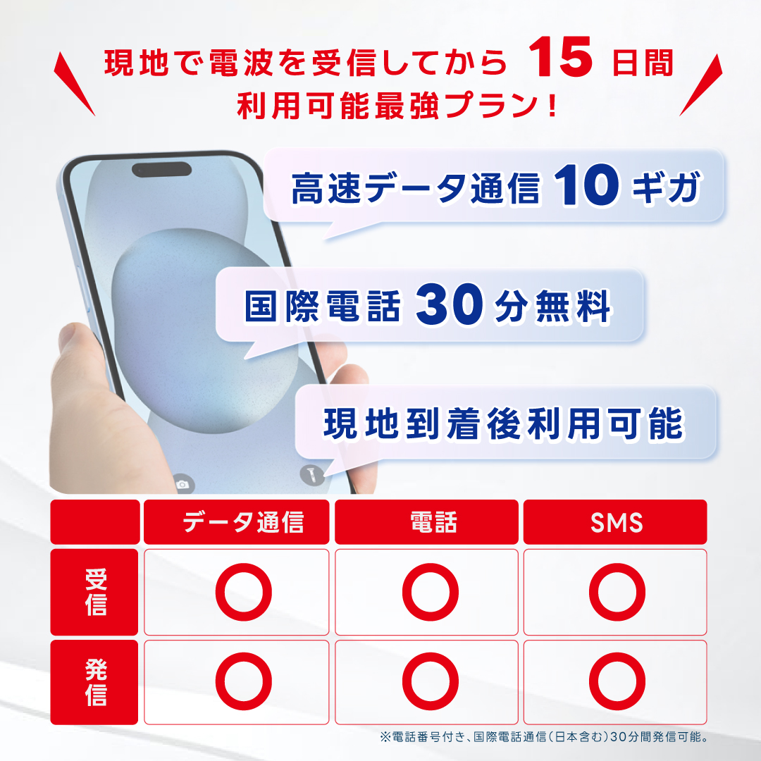 【ヨーロッパSIMカード】15日間 10ギガ ...の詳細画像2
