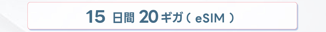 ヨーロッパesim20GB
