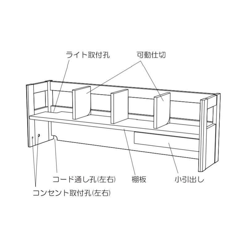 デスクシェルフ2