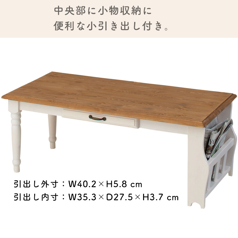 東谷 センターテーブル ローテーブル 北欧 収納付き コーヒーテーブル