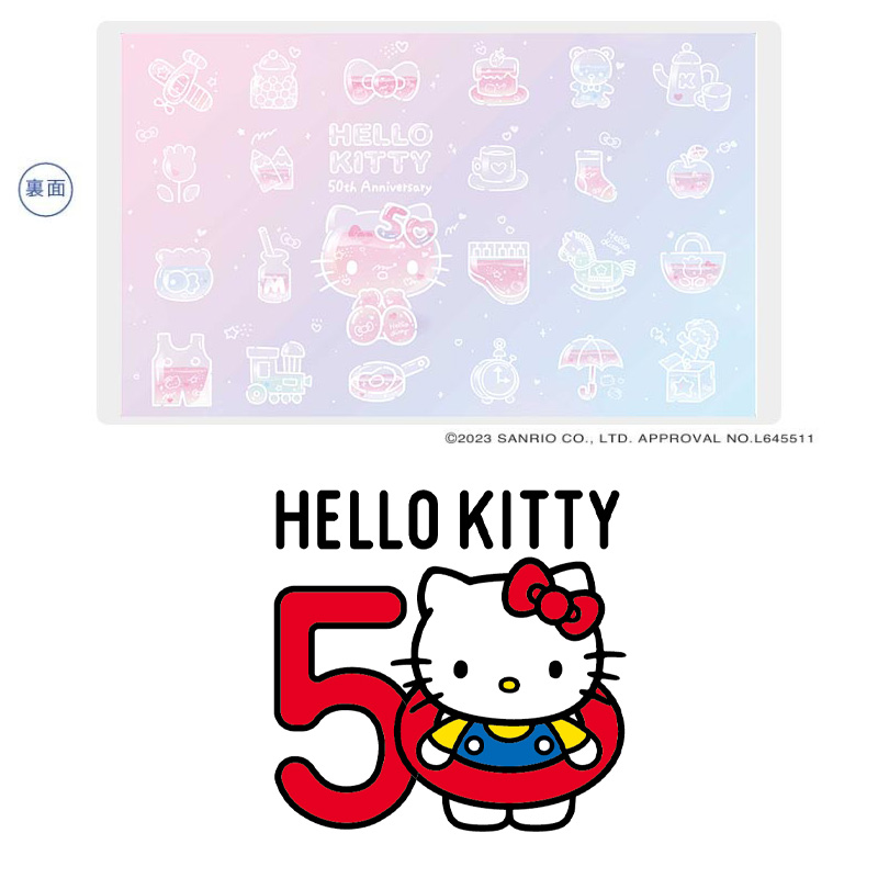 SANRIO×MORINAGA ハローキティ デスク ミニマット 数量限定 デスクマット ハローキティ DM-19KT キティ サンリオ