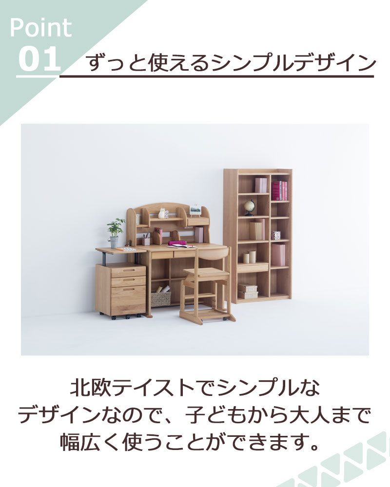 堀田木工　DUCK 学習机 堀田木工所 国産 学習机 DUCK(ダック) デスク 幅100cm 完成品の通販
