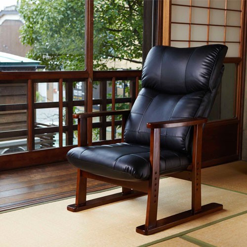 宮武製作所 座椅子 ミヤタケ 日本製 YS-D1800HR スーパーソフトレザー
