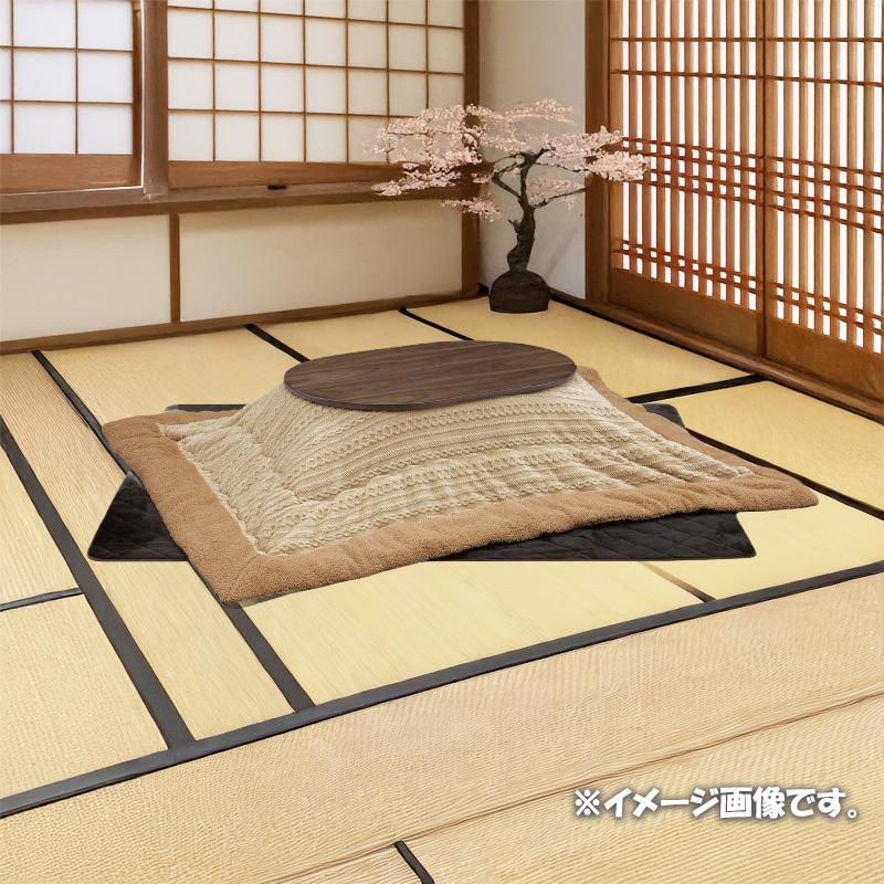 こたつ ヒーター コタツ テーブル こたつ本体 120×80 楕円 暖房器具