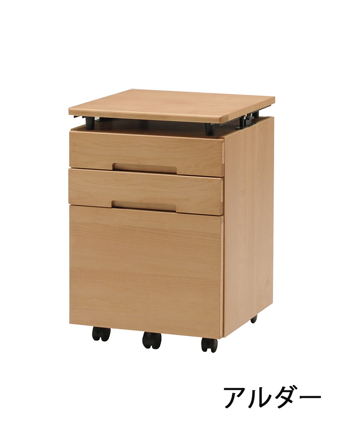 2024年 ヒカリサンデスク M-コンパクト2 昇降ワゴン アルダー