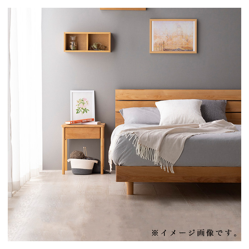 堀田木工所 ナイトテーブル 日本製 国産 木製 寝具 アルダー材