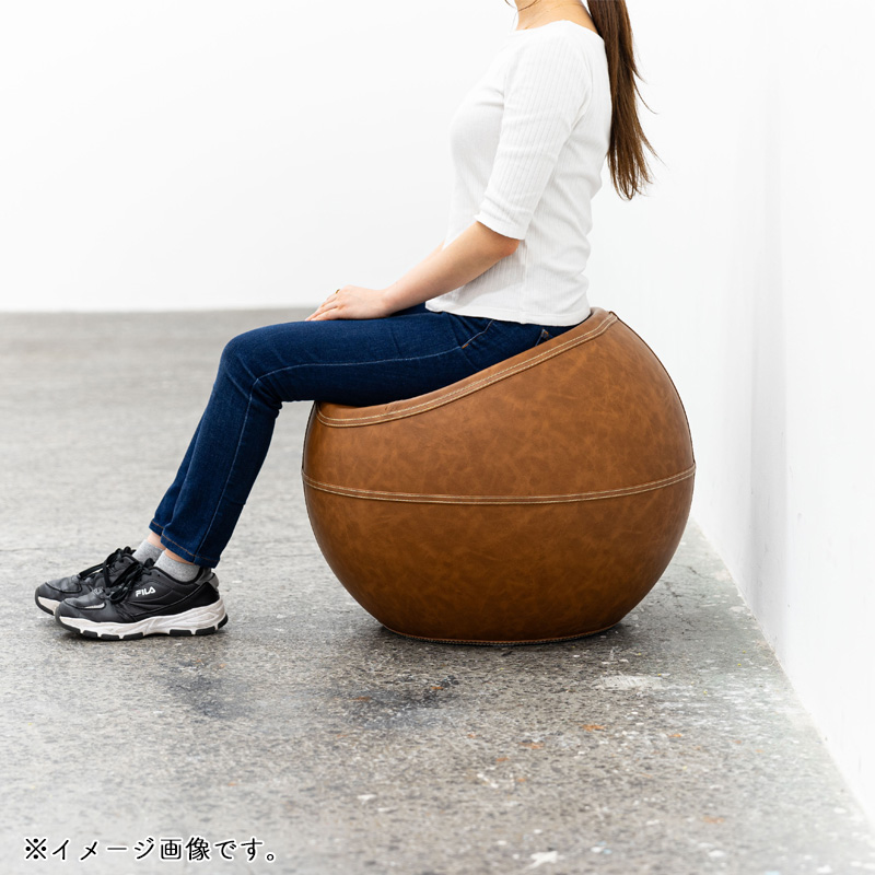 東谷 スツール ソフトレザー 椅子 イス チェア 腰掛け 丸 ラウンド