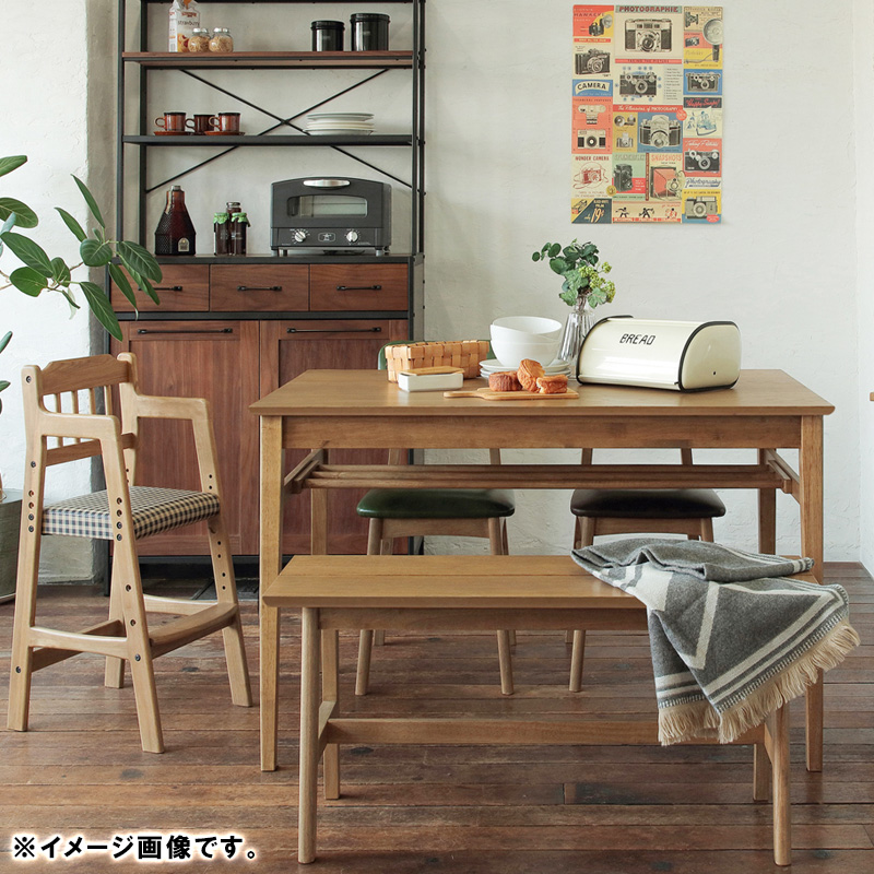 ICHIBA（市場） ダイニングテーブル 天然木 食卓テーブル コンパクト
