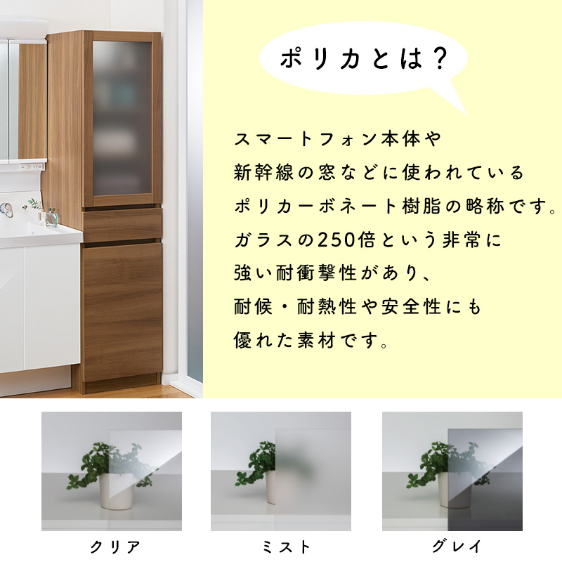 開梱設置付き スリムすきまくん Gタイプ 樹脂扉キャビネット 幅31