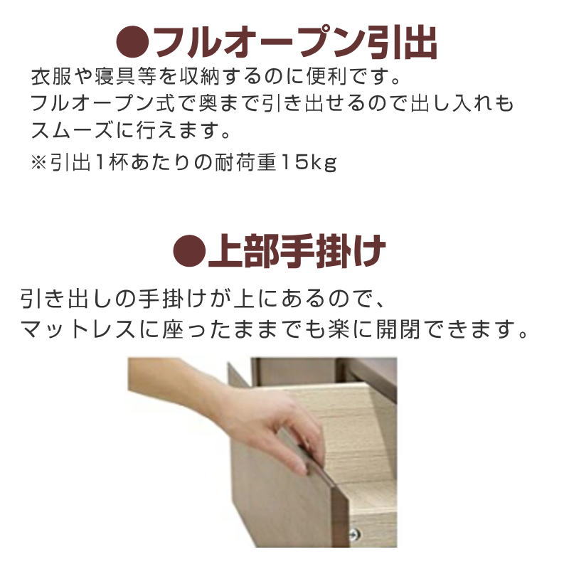 Granz（グランツ） ベットフレーム S シングルサイズ ベット 引出付き