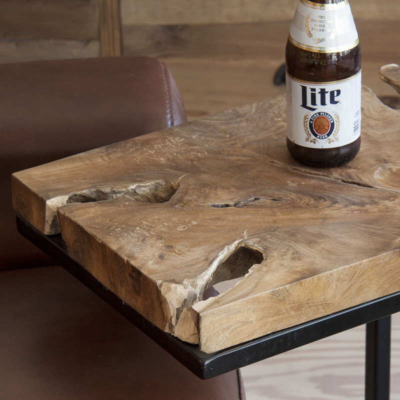 東谷 サイドテーブル 北欧 木 おしゃれ 木製 アイアン カフェ風