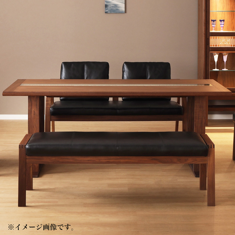 シギヤマ家具工業 ダイニングベンチ ベンチ 本革 レザー 張地 受注生産