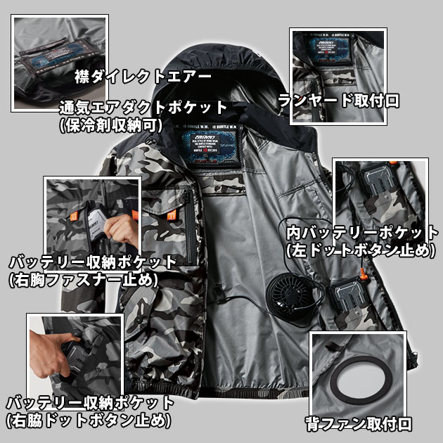 バートル 空調作業服 ベスト 新作 2021 作業着 作業服 おしゃれ / S