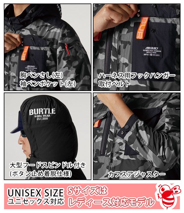 バートル 空調作業服 長袖 新作 2023 作業着 作業服 おしゃれ / S〜XXL