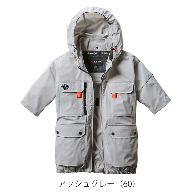 S〜XXL BURTLE バートル 空調作業服 作業着 エアークラフト半袖