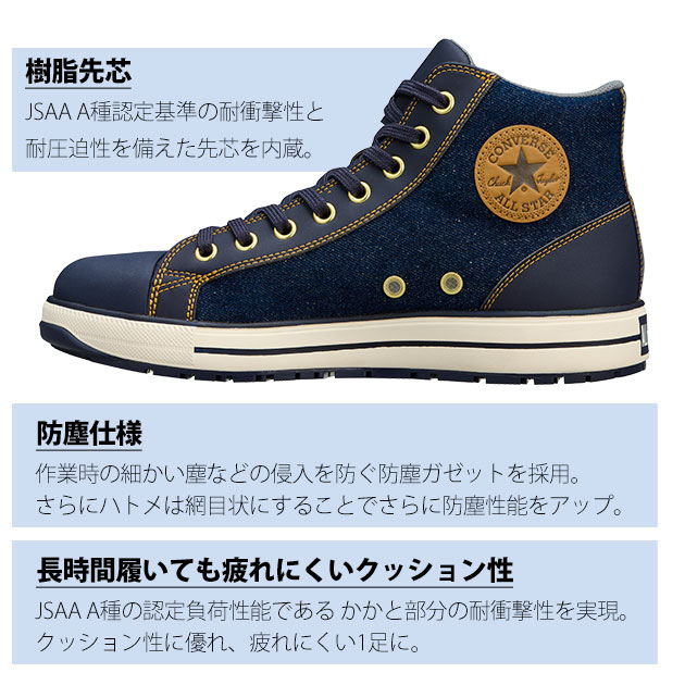 コンバース CONVERSE 33702740 33702741 安全靴 オールスターPS II DM