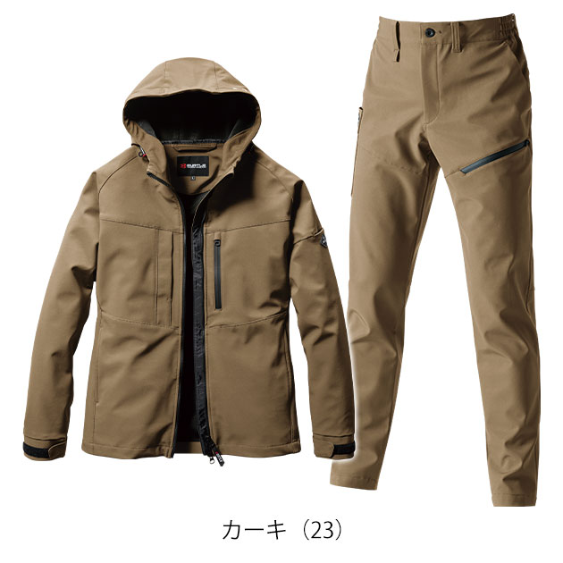 S〜XXL BURTLE バートル 秋冬作業服 作業着 フーディー