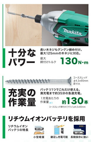 マキタ（makita） インパクトドライバー M695DS インパクトドライバー