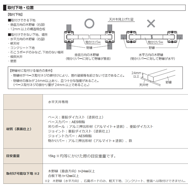 川口技研 ホスクリーン ハンガーバー オーダーカット BAR特注-S 高さ200〜600ｘ幅450〜910 室内用物干 BAR型 yrh7