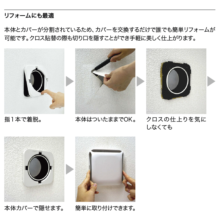 NASTA ナスタ KS-88PR001F 屋内換気口 風量・風向調節タイプ フィルター付 100ミリ 関連画像5