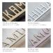 表札 ステンレス おしゃれ 戸建て アイアン アルファベット 猫 犬 ふくろう 切り文字 二世帯 (シンプルライン)(iron-np13) 関連画像5
