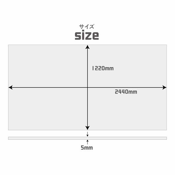 アクリルシート アクリル板 キャスト板 無色透明 原板 アクリルボード ボード クリア 保護パネル 横2440mm 縦1220mm 厚さ5mm :  aot-d5 : アクリル専門店 - 通販 - Yahoo!ショッピング