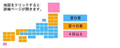 配達時間目安表