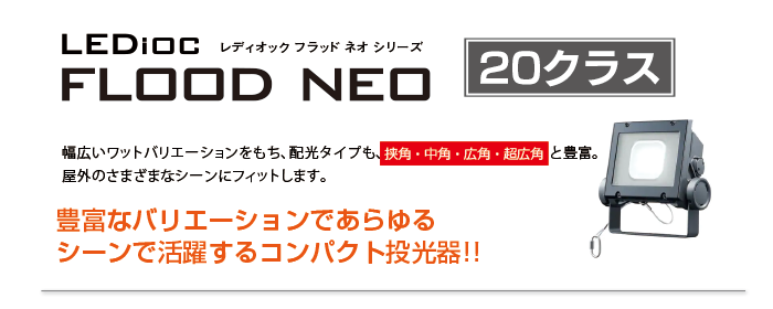 岩崎電気 ECF2040M/LSAN8/DG (旧ECF0397L/SAN8/DG) LED投光器 レディ