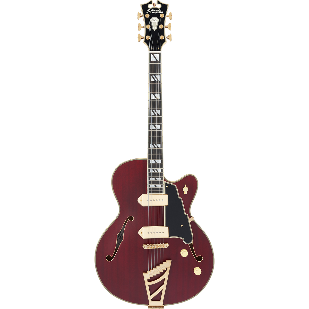 D'Angelico ( ディアンジェリコ ) Deluxe 59， Satin Trans Wine