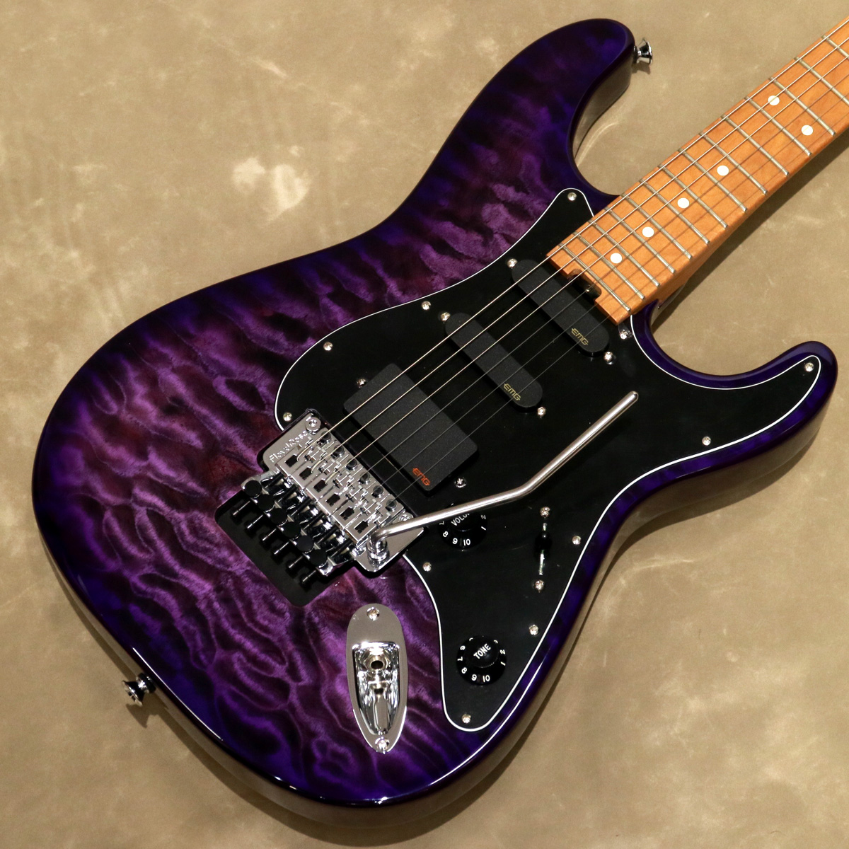 Charvel ( シャーベル ) Marco Sfogli Signature Pro Mod So Cal Style 1 HSS FR CM QM, Transparent Purple Burst [シリアルNo:MC22010143] :00079 00110082:御茶ノ水楽器センター