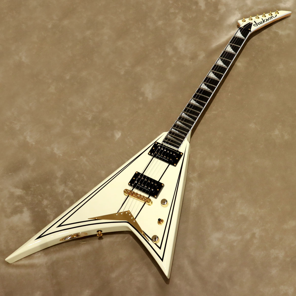 [Outlet]Jackson ( ジャクソン ) Pro Series Rhoads RRT-3, Ivory with Black Pinstripes [S/N: ISJ2302649]｜kanda-store｜02