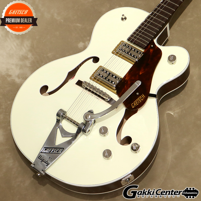 Gretsch ( グレッチ ) G6118T Players Edition Anniversary Two-Tone Vintage White / Walnut Stain [S/N: JT23072911]｜kanda-store