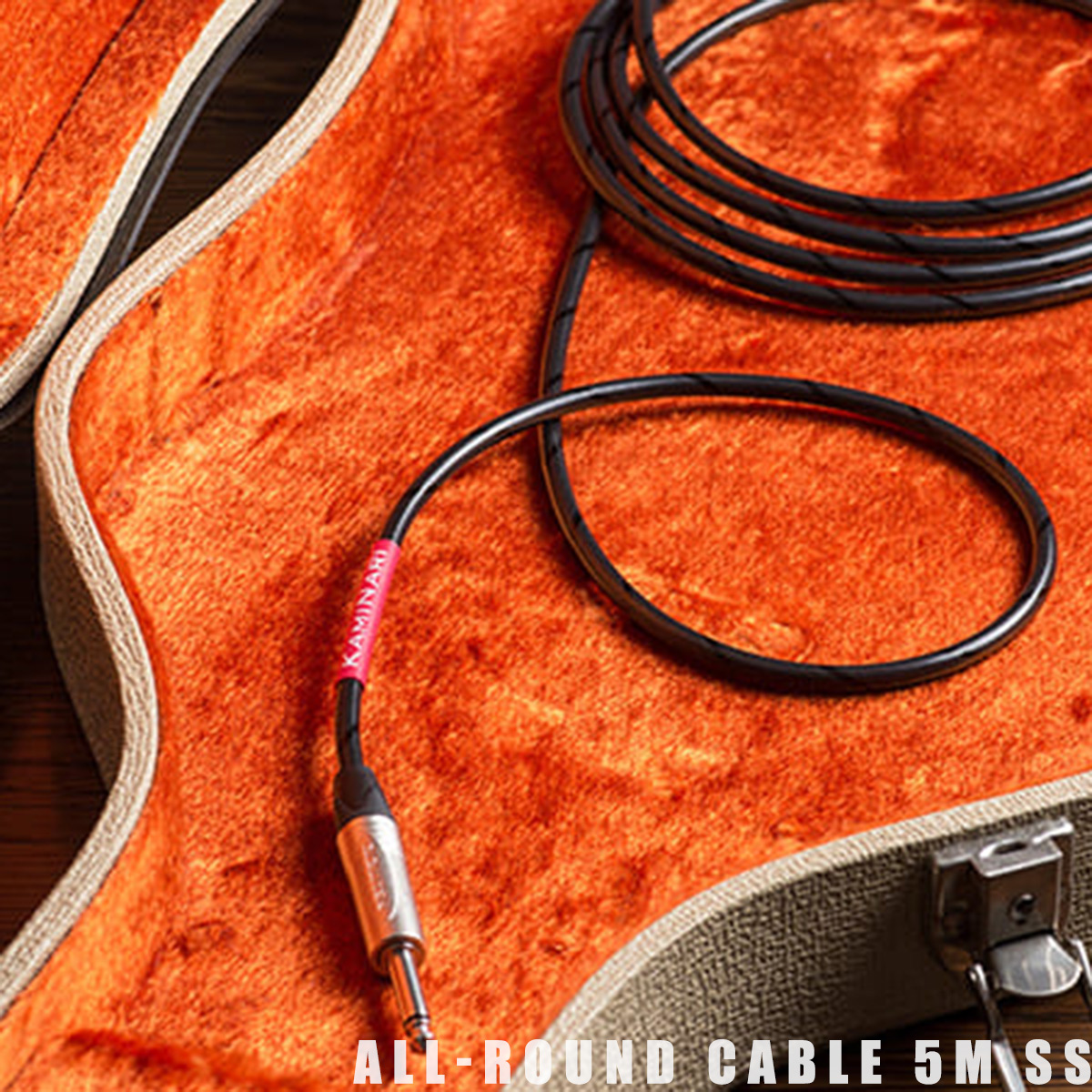 KAMINARI GUITARS（カミナリギターズ）All-round Cable K-AR5SS [オールラウンドケーブル](5M/SS)｜kanda-store