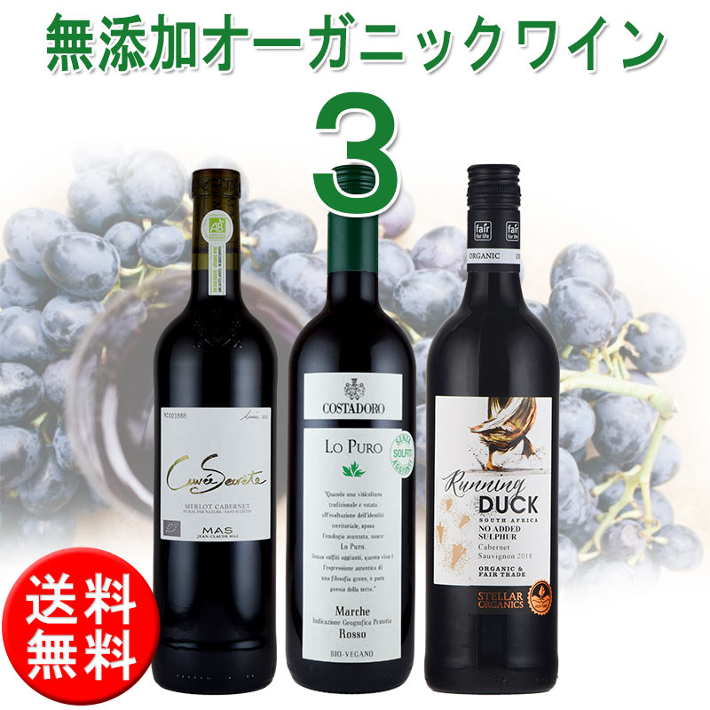 オーガニック 酸化防止剤 保存料 無添加 オーガニックワインセット