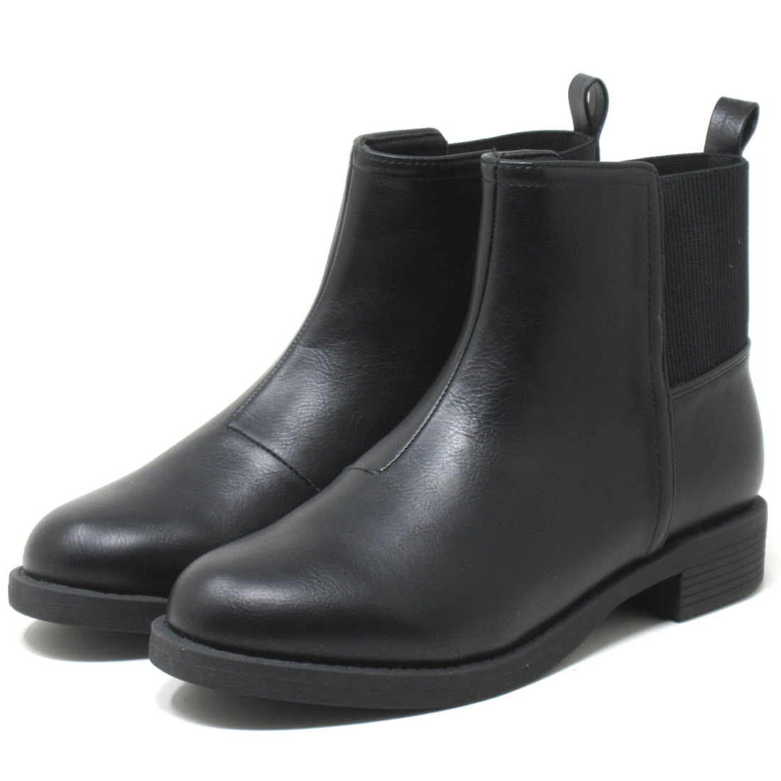 ショートブーツ 大きいサイズ レディース バックゴア サイドゴア ブーツ 幅広 4e 25.5cm 26cm 26.5cm 対応 サイドゴアブーツ チェルシーブーツ 2020TW |  | 01