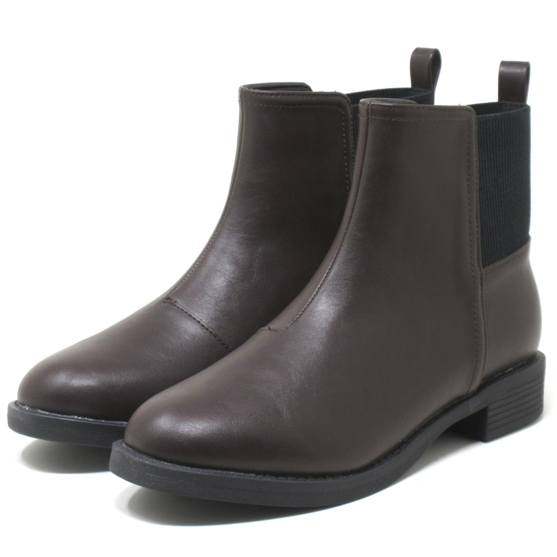 ショートブーツ 大きいサイズ レディース バックゴア サイドゴア ブーツ 幅広 4e 25.5cm 26cm 26.5cm 対応 サイドゴアブーツ チェルシーブーツ 2020TW |  | 02