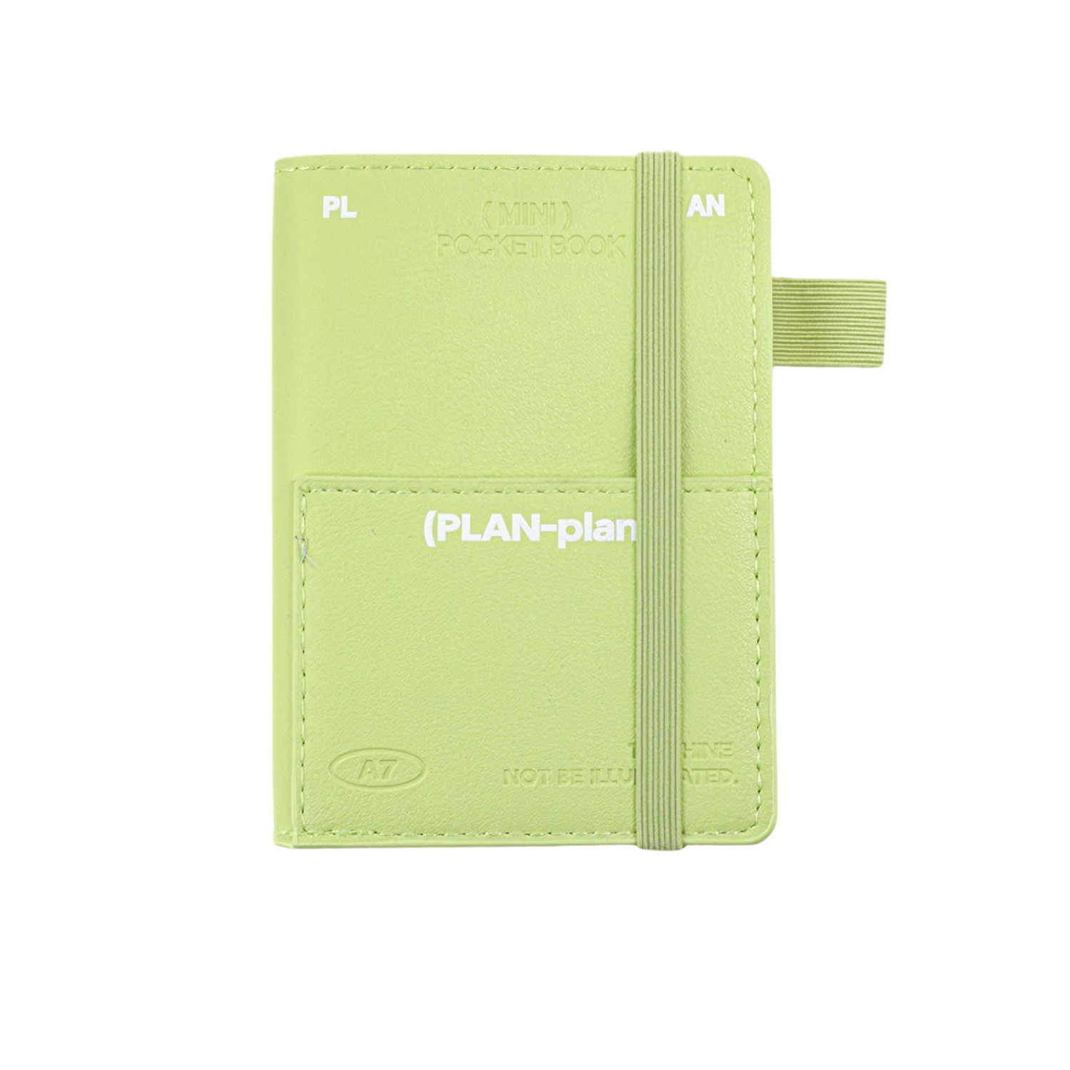 新発売】 ミニノート A7 無地 方眼 PUカバー 防水 ペンホルダー ゴム