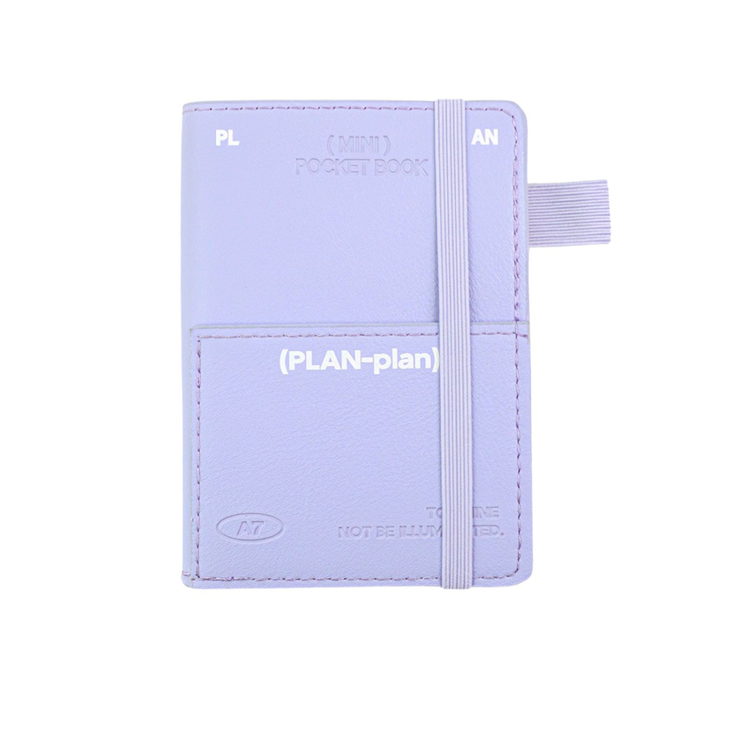 新発売】 ミニノート A7 無地 方眼 PUカバー 防水 ペンホルダー ゴム