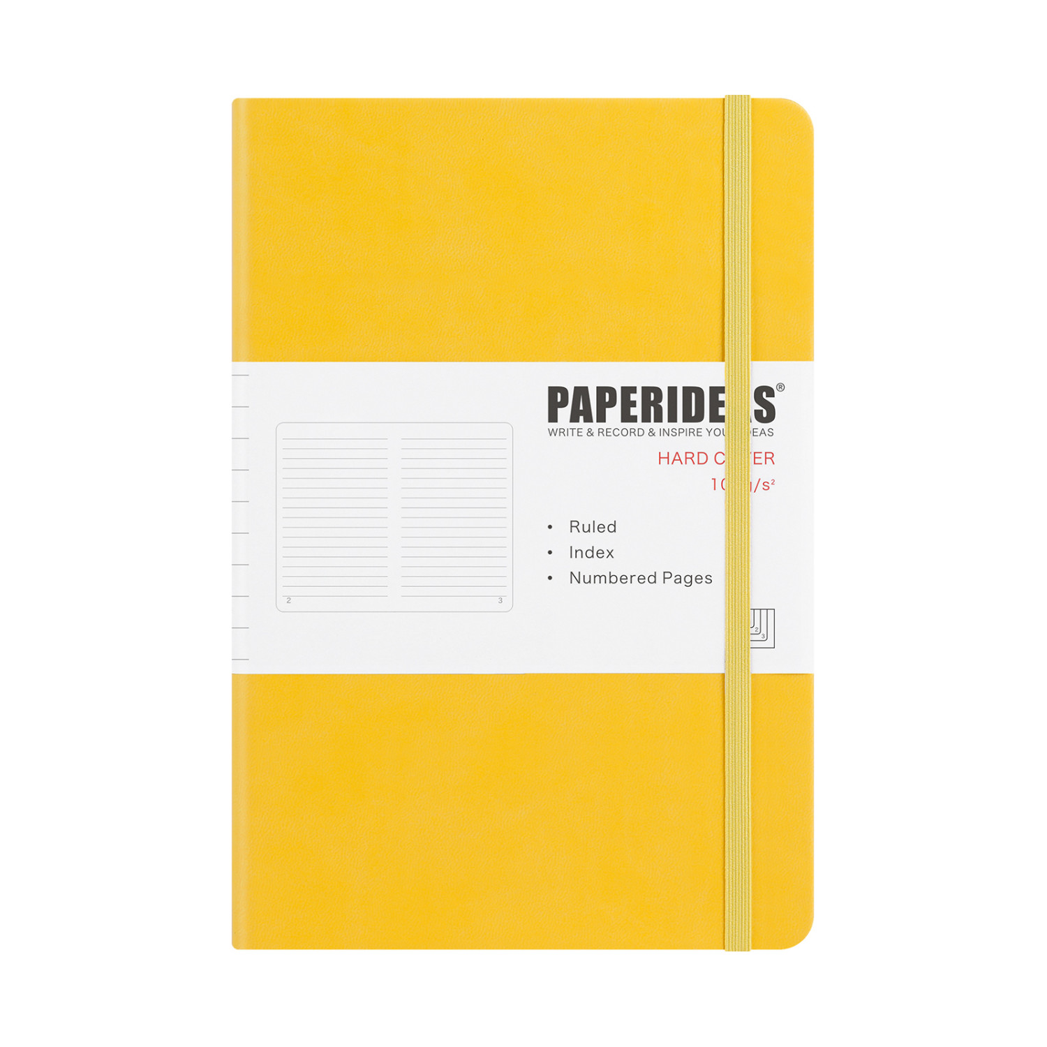 PAPERIDEAS ノート A5サイズ ハードカバー ノートブック メモ帳