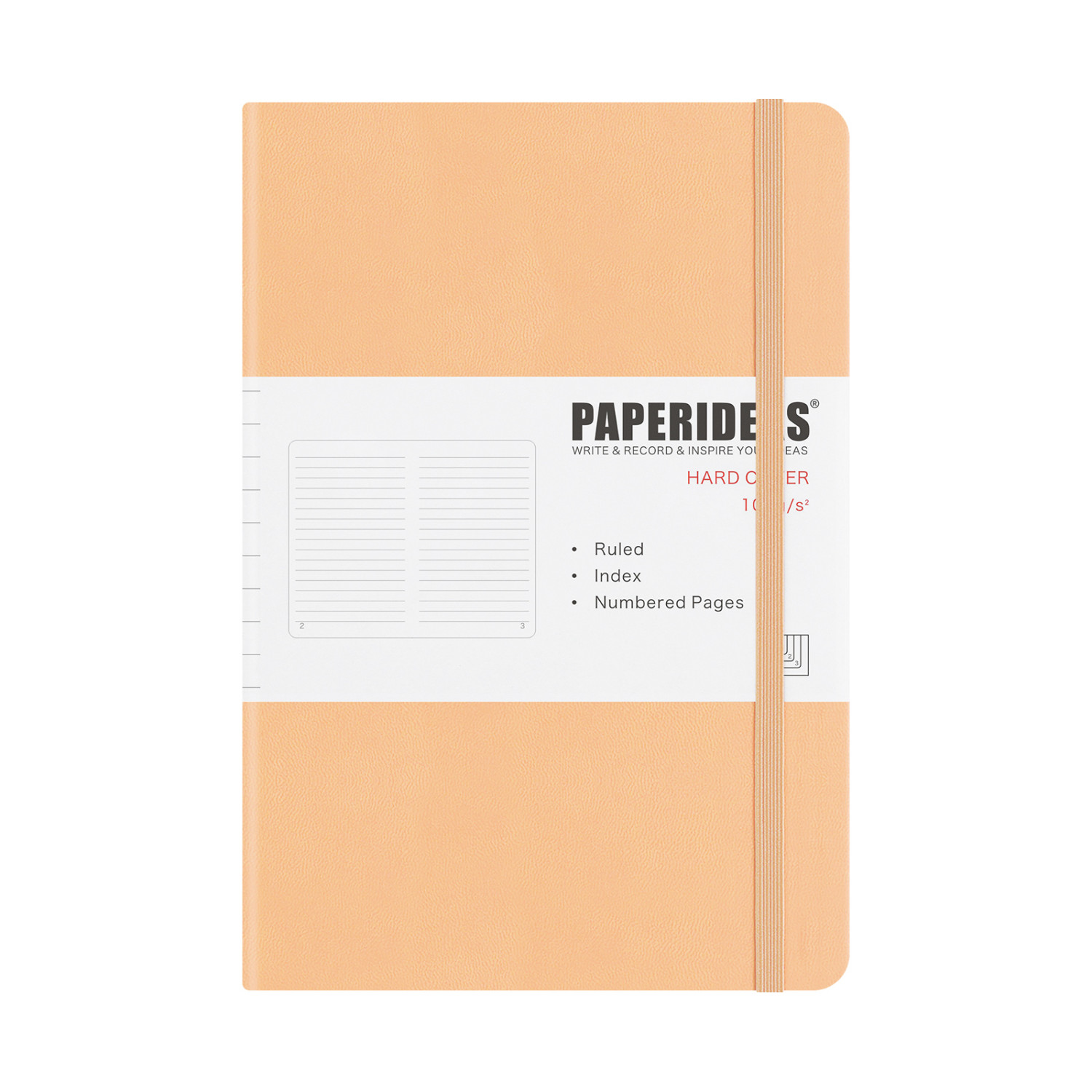 PAPERIDEAS ノート A5サイズ ハードカバー ノートブック メモ帳