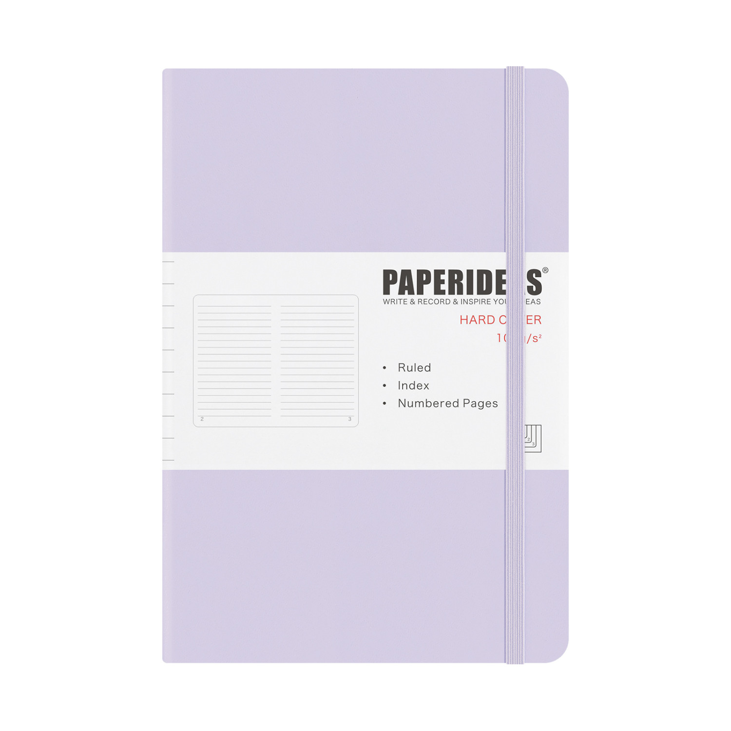 PAPERIDEAS ノート A5サイズ ハードカバー ノートブック メモ帳