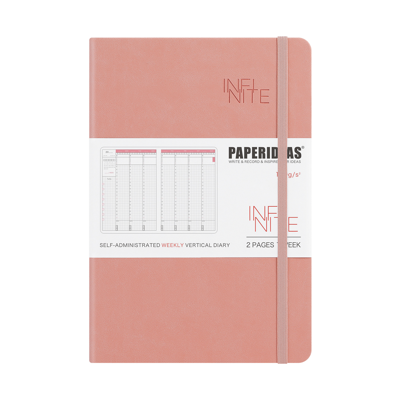 PAPERIDEAS 新型自分管理手帳 自己記入式 週間バーチカルタイプ