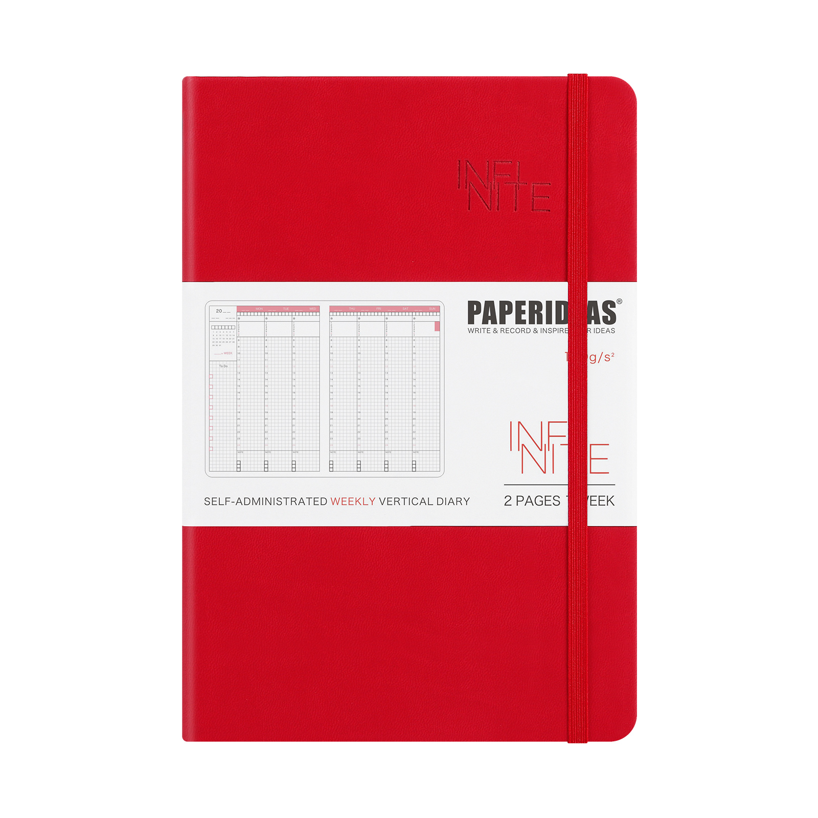 新モランディカラー】PAPERIDEAS 新型自分管理手帳 自己記入式 週間