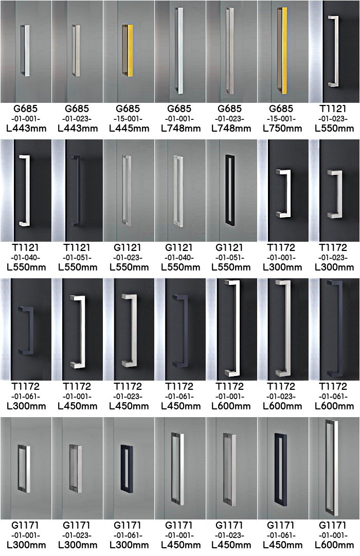 ドアハンドル ユニオン G1121-01-023 長さ：550ｍｍ - 通販 - escopil