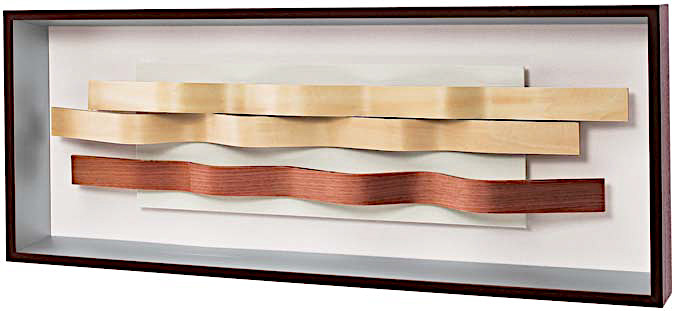 ベルク グリーンモード アートデコ アートパネル ウッド [WOOD 3002] AR3002 W900×H350×D85mm 木 4.3kg