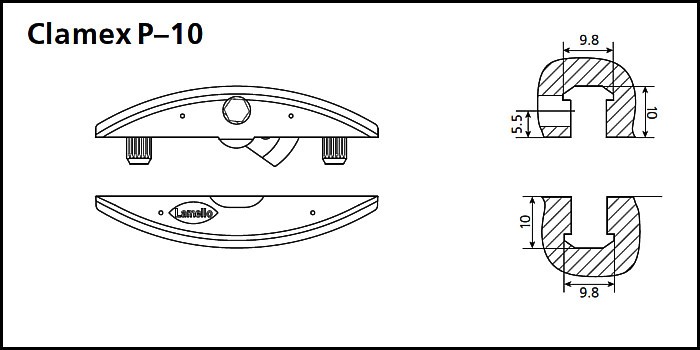 クラメックス Lamello ラメロ P-10 (80組入) No.145372メーカー直送品